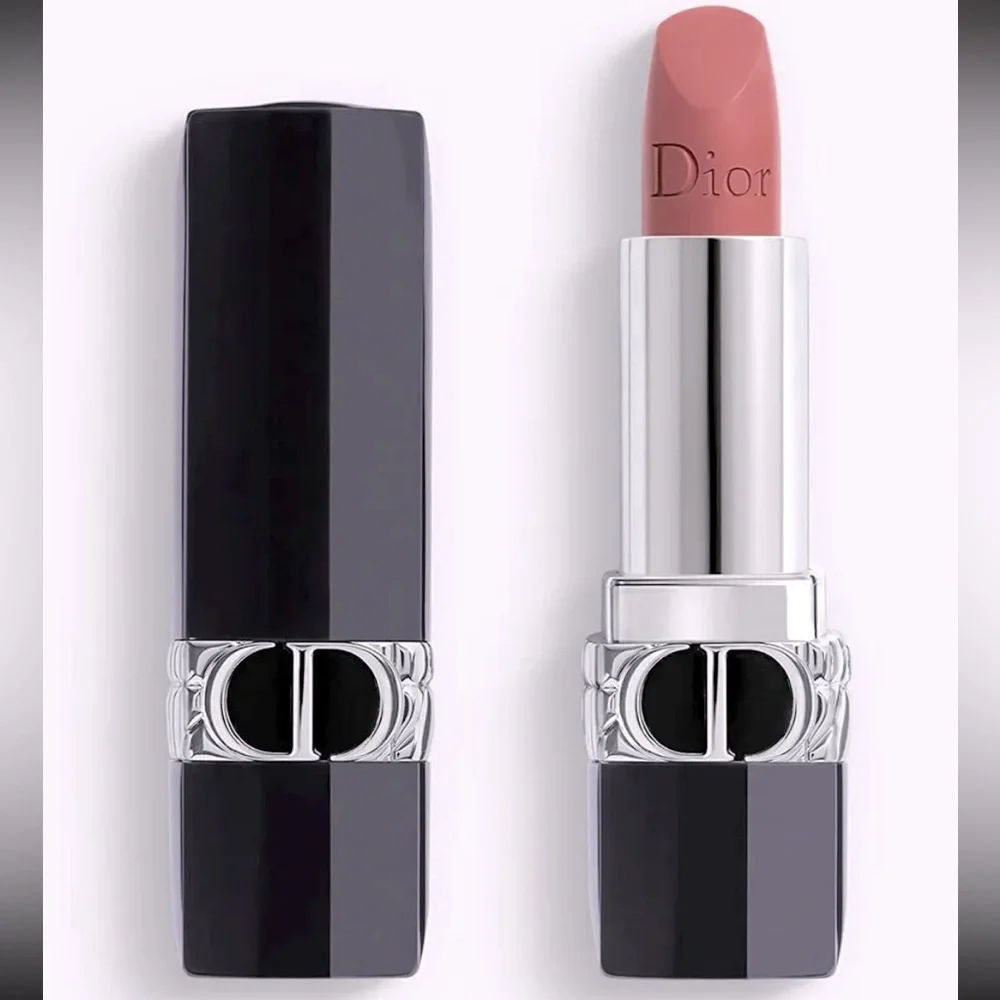 Rouge Dior 💄 Couture Color Lipstick- 100 Nude Look Matte Mini Travel Size